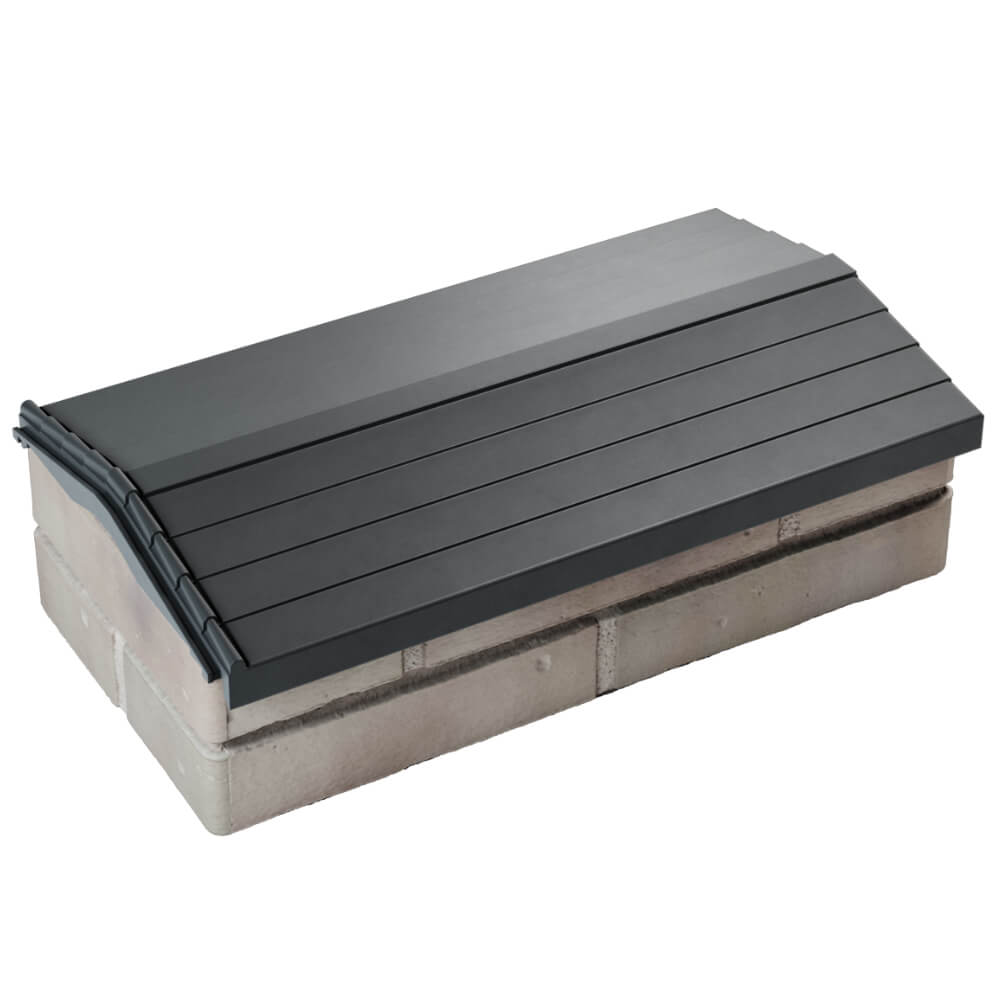 Парапет Zking Бона ХайТек Серый с посадкой на 1 кирпич (200/225/255мм) в Уссурийске фото