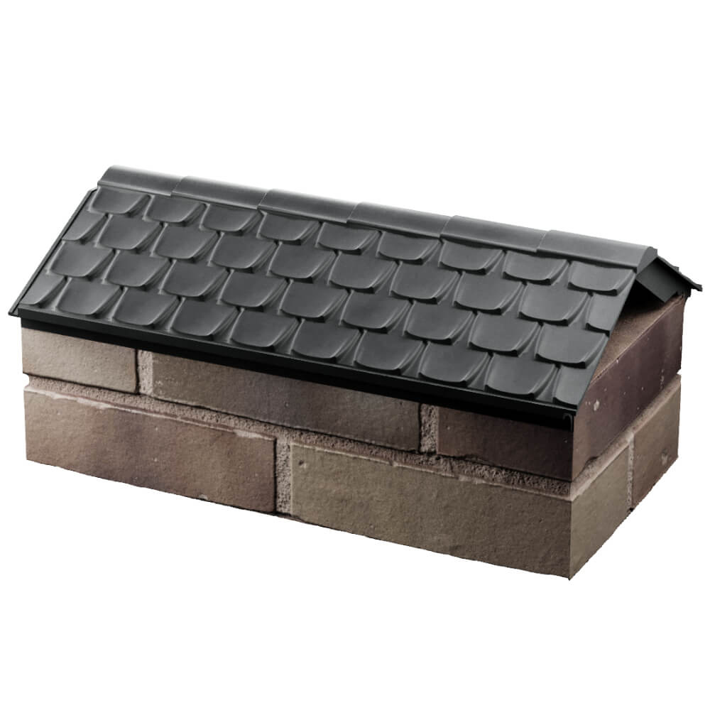 Парапет Zking Эльбрус Серый с посадкой на 1 кирпич (255мм) в Уссурийске фото