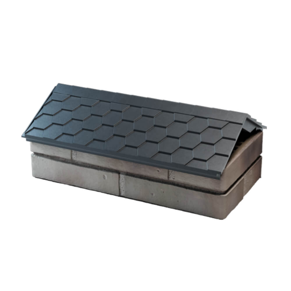 Парапет Zking Эверест Серый с посадкой на 1 кирпич (200/225/255мм) в Уссурийске фото