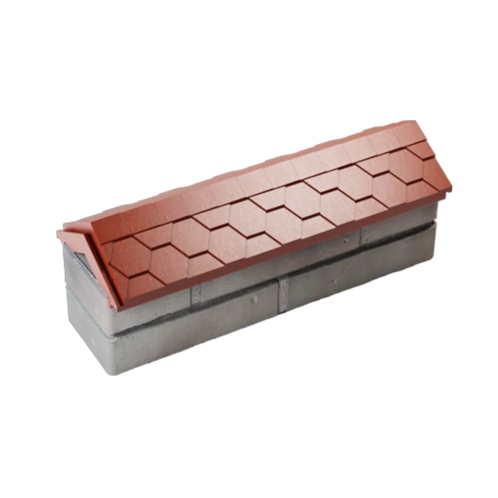 Парапет Zking Эверест Красный с посадкой на 0.5 кирпича (130мм) в Уссурийске фото