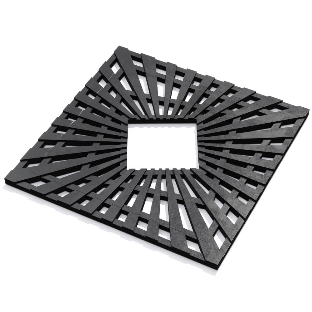 Приствольная решетка для дерева ZKING ATMOSPHERE 1.2х1.2м Черная в Уссурийске фото