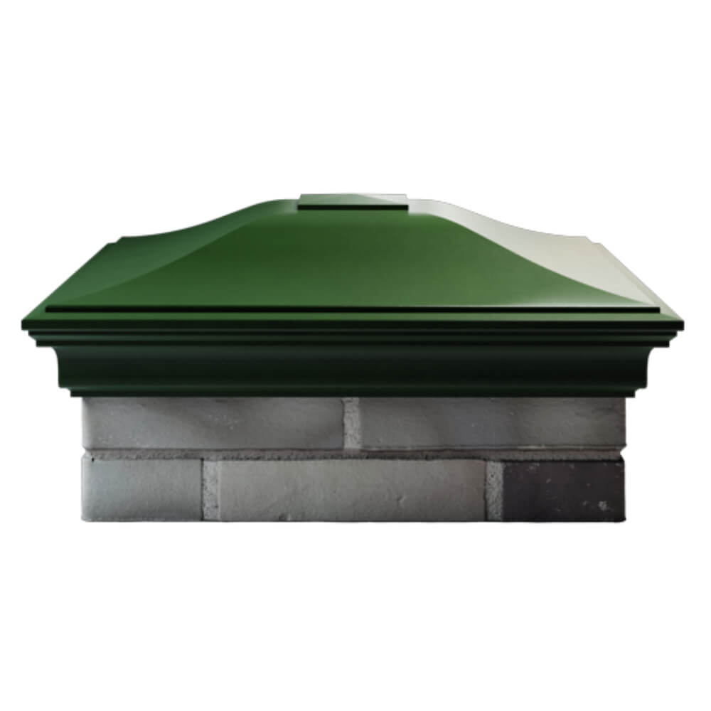 Колпак Zking Монблан Зеленый на столб 2х2 кирпича (515х515мм) в Уссурийске фото