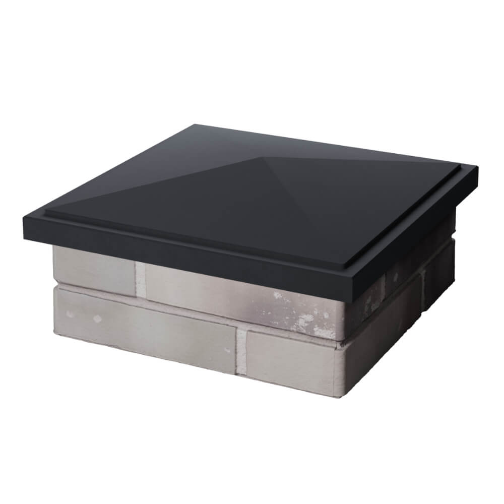 Колпак Zking БонаМоно Серый на столб 1.5х1.5 кирпича (385х385, 400х400мм) в Уссурийске фото