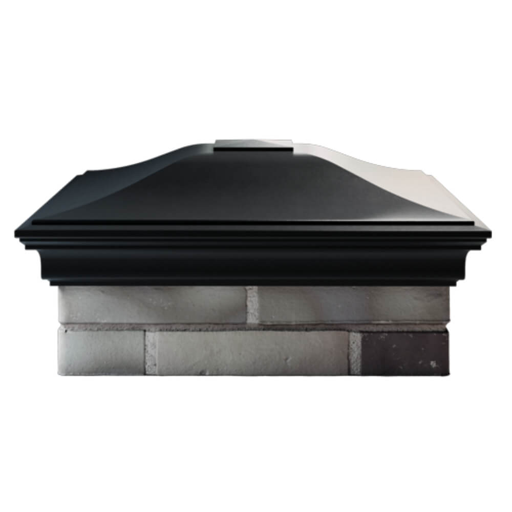 Колпак Zking Монблан Черный на столб 2х2 кирпича (515х515мм) в Уссурийске фото