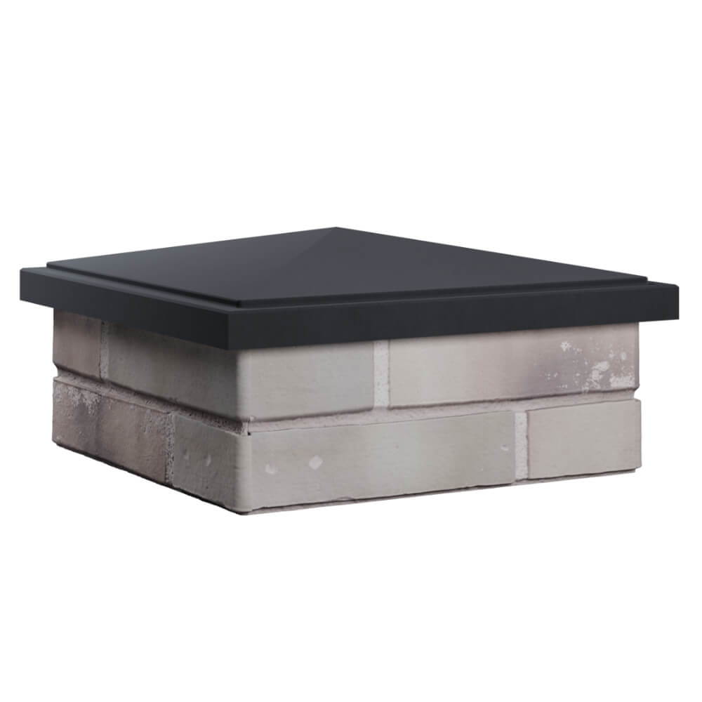 Колпак Zking БонаМоно Серый на столб 1.5х1.5 кирпича (385х385, 400х400мм) в Уссурийске фото