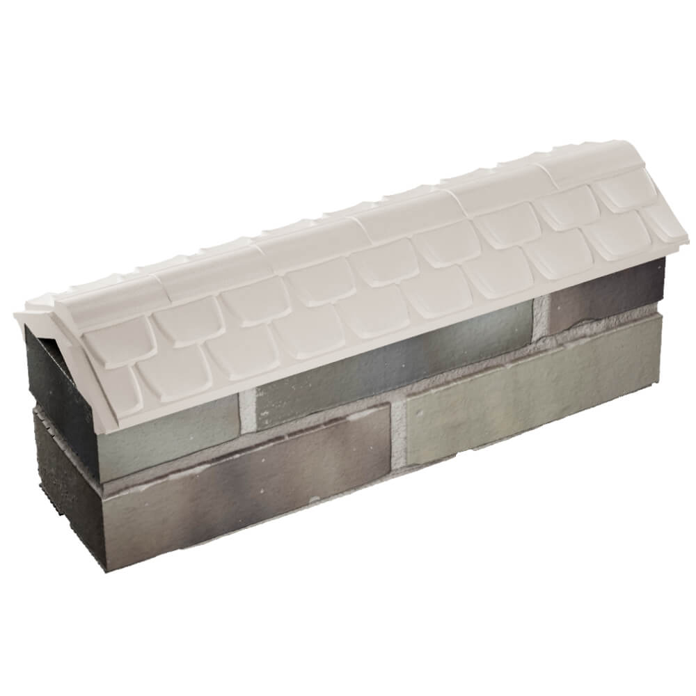 Парапет Zking Эльбрус Бежевый с посадкой на 0.5 кирпича (130мм) в Уссурийске фото