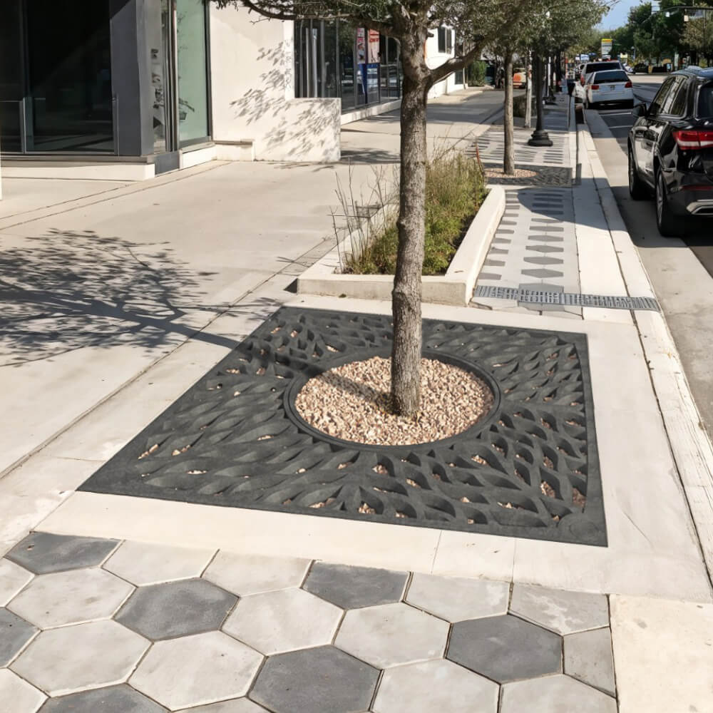 Приствольная решетка для дерева ZKING CRUST 2х2м Черная в Уссурийске фото