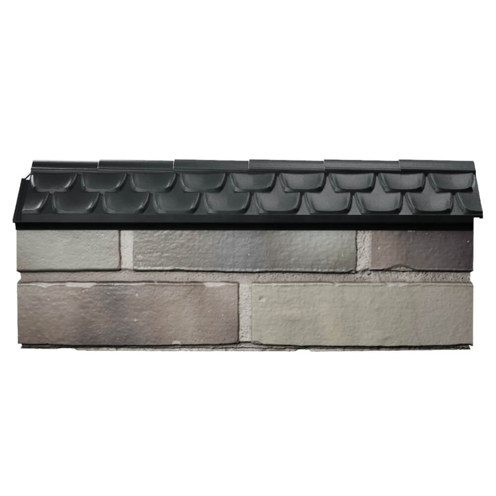 Парапет Zking Эльбрус Черный с посадкой на 0.5 кирпича (130мм) в Уссурийске фото