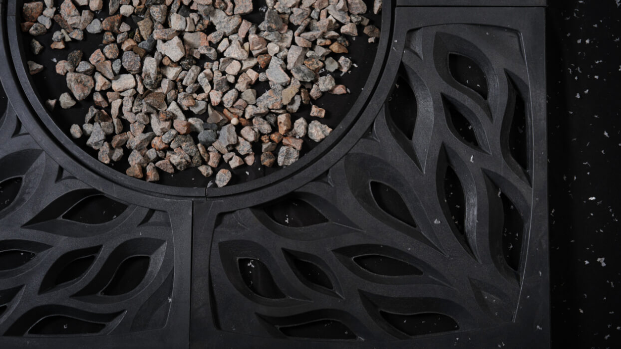 Приствольная решетка для дерева ZKING CRUST 1.2х1.2м Черная в Уссурийске фото